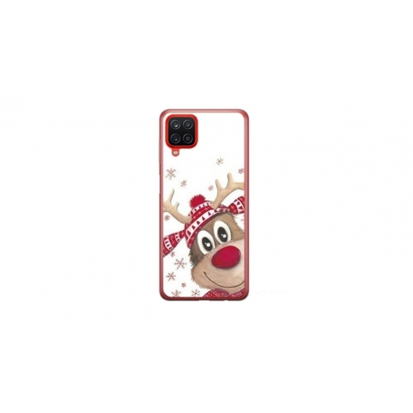 Husa personalizata tip carcasa HQPrint pentru Samsung Galaxy A22, model Reindeer 3, multicolor, S1D1M0053
