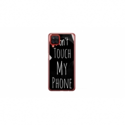 Husa personalizata tip carcasa HQPrint pentru Samsung Galaxy A22, model Dont touch my phone 2, multicolor, S1D1M0065