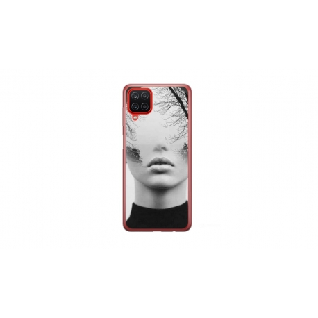 Husa personalizata tip carcasa HQPrint pentru Samsung Galaxy A22, model Abstract Lady, multicolor, S1D1M0066