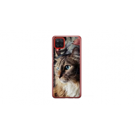 Husa personalizata tip carcasa HQPrint pentru Samsung Galaxy A22, model Cat 1, multicolor, S1D1M0143