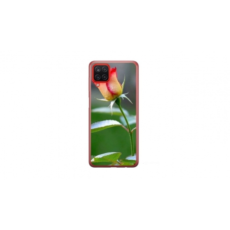 Husa personalizata tip carcasa HQPrint pentru Samsung Galaxy A22, model Flowers 13, multicolor, S1D1M0206