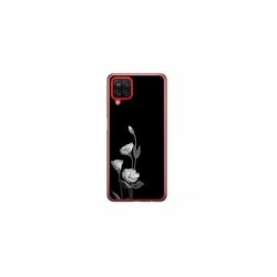 Husa personalizata tip carcasa HQPrint pentru Samsung Galaxy A22, model Abstract Flowers, multicolor, S1D1M0216