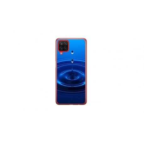 Husa personalizata tip carcasa HQPrint pentru Samsung Galaxy A22, model Picatura, multicolor, S1D1M0240