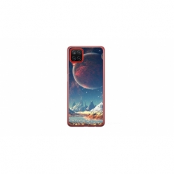 Husa personalizata tip carcasa HQPrint pentru Samsung Galaxy A22, model Alien Planet, multicolor, S1D1M0264