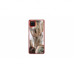 Husa personalizata tip carcasa HQPrint pentru Samsung Galaxy A22, model Brush, multicolor, S1D1M0282