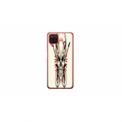 Husa personalizata tip carcasa HQPrint pentru Samsung Galaxy A22, model Skull 1, multicolor, S1D1M0284