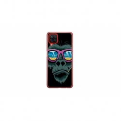 Husa personalizata tip carcasa HQPrint pentru Samsung Galaxy A22, model Gorilla, multicolor, S1D1M0288