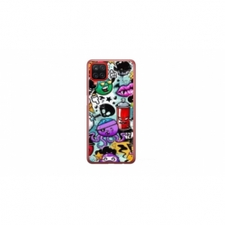 Husa personalizata tip carcasa HQPrint pentru Samsung Galaxy A22, model Grafitti, multicolor, S1D1M0289