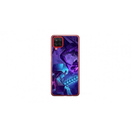 Husa personalizata tip carcasa HQPrint pentru Samsung Galaxy A22, model Ender Dragon, multicolor, S1D1M0304