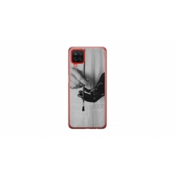 Husa personalizata tip carcasa HQPrint pentru Samsung Galaxy A22, model Black Paint, multicolor, S1D1M0336