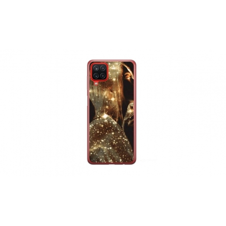 Husa personalizata tip carcasa HQPrint pentru Samsung Galaxy A22, model Golden Girl, multicolor, S1D1M0350