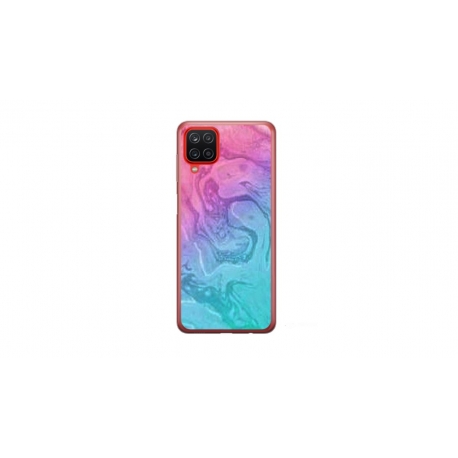 Husa personalizata tip carcasa HQPrint pentru Samsung Galaxy A22, model Colorful Mess, multicolor, S1D1M0374