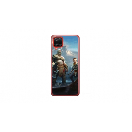 Husa personalizata tip carcasa HQPrint pentru Samsung Galaxy A22 5G, model God of War 1, multicolor, S1D1M0008