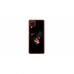 Husa personalizata tip carcasa HQPrint pentru Samsung Galaxy A22 5G, model Black Cat 2, multicolor, S1D1M0016