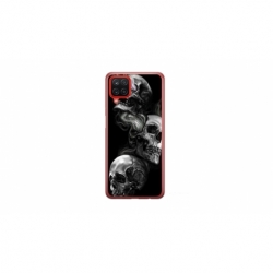 Husa personalizata tip carcasa HQPrint pentru Samsung Galaxy A22 5G, model Skulls, multicolor, S1D1M0032