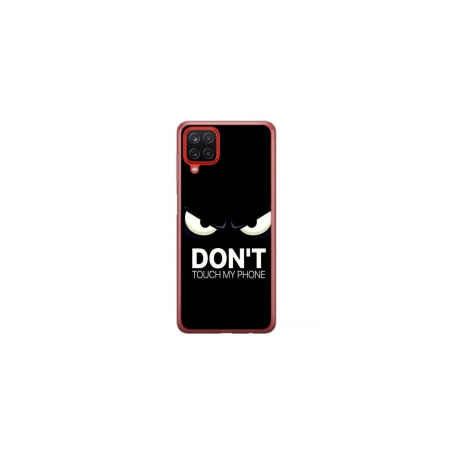 Husa personalizata tip carcasa HQPrint pentru Samsung Galaxy A22 5G, model Dont touch my phone 1, multicolor, S1D1M0035