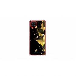 Husa personalizata tip carcasa HQPrint pentru Samsung Galaxy A22 5G, model Butterfly 6, multicolor, S1D1M0045