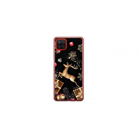 Husa personalizata tip carcasa HQPrint pentru Samsung Galaxy A22 5G, model Reindeer 2, multicolor, S1D1M0052