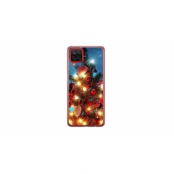 Husa personalizata tip carcasa HQPrint pentru Samsung Galaxy A22 5G, model Christmas Tree 2, multicolor, S1D1M0058