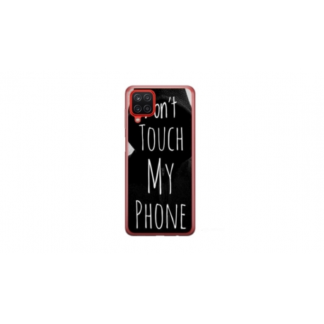 Husa personalizata tip carcasa HQPrint pentru Samsung Galaxy A22 5G, model Dont touch my phone 2, multicolor, S1D1M0065