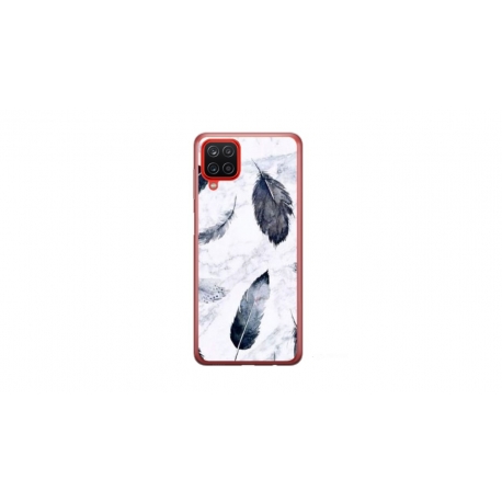 Husa personalizata tip carcasa HQPrint pentru Samsung Galaxy A22 5G, model Leaf Design 2, multicolor, S1D1M0071