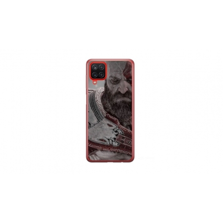Husa personalizata tip carcasa HQPrint pentru Samsung Galaxy A22 5G, model God of War 2, multicolor, S1D1M0081