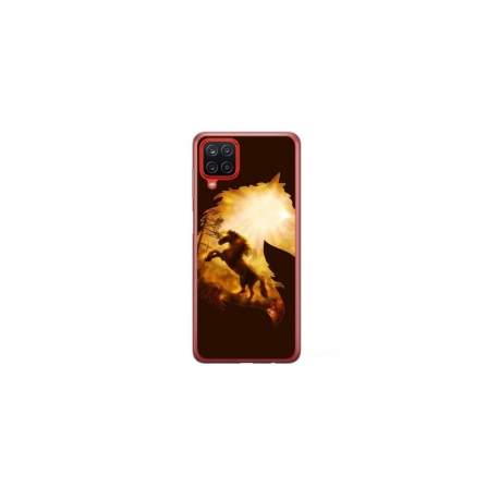 Husa personalizata tip carcasa HQPrint pentru Samsung Galaxy A22 5G, model Horse 1, multicolor, S1D1M0098