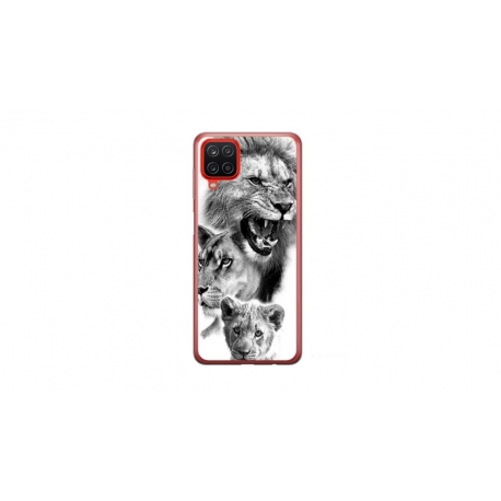 Husa personalizata tip carcasa HQPrint pentru Samsung Galaxy A22 5G, model Lion 3, multicolor, S1D1M0118