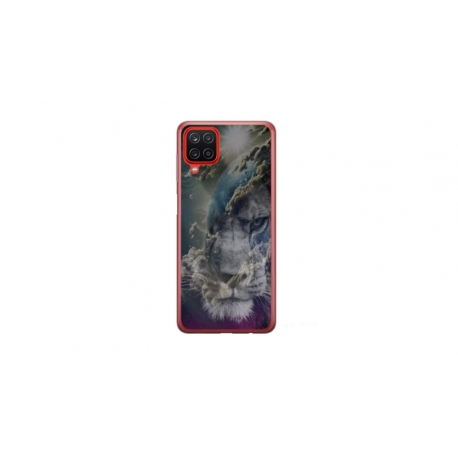 Husa personalizata tip carcasa HQPrint pentru Samsung Galaxy A22 5G, model Lion 4, multicolor, S1D1M0120