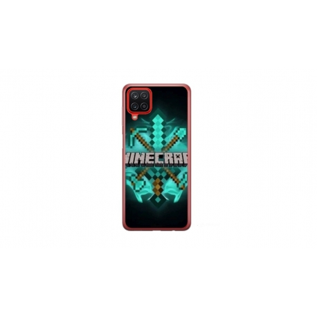 Husa personalizata tip carcasa HQPrint pentru Samsung Galaxy A22 5G, model Minecraft 2, multicolor, S1D1M0126