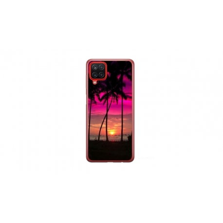 Husa personalizata tip carcasa HQPrint pentru Samsung Galaxy A22 5G, model Beach View 1, multicolor, S1D1M0136