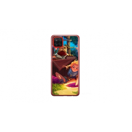 Husa personalizata tip carcasa HQPrint pentru Samsung Galaxy A22 5G, model Tangled, multicolor, S1D1M0150