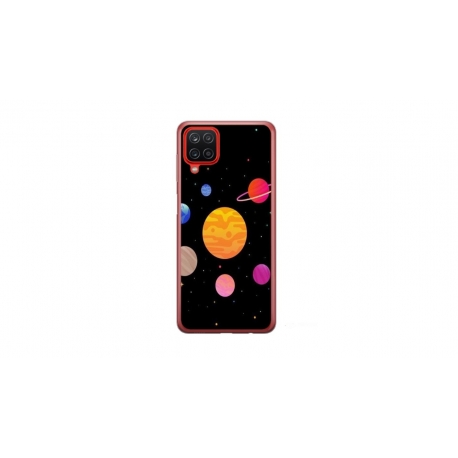 Husa personalizata tip carcasa HQPrint pentru Samsung Galaxy A22 5G, model Colorful Galaxy, multicolor, S1D1M0283