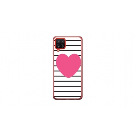 Husa personalizata tip carcasa HQPrint pentru Samsung Galaxy A22 5G, model Heart, multicolor, S1D1M0291