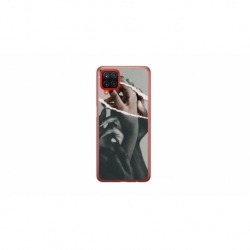 Husa personalizata tip carcasa HQPrint pentru Samsung Galaxy A22 5G, model Black and White Hands, multicolor, S1D1M0300