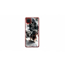 Husa personalizata tip carcasa HQPrint pentru Samsung Galaxy A22 5G, model Skeleton Cards, multicolor, S1D1M0301