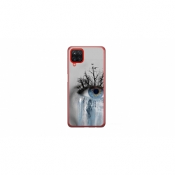 Husa personalizata tip carcasa HQPrint pentru Samsung Galaxy A22 5G, model Teary Eye, multicolor, S1D1M0307