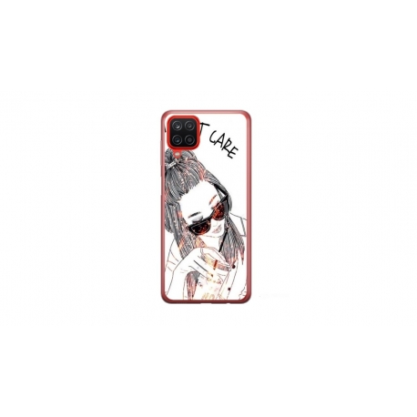 Husa personalizata tip carcasa HQPrint pentru Samsung Galaxy A22 5G, model I dont care, multicolor, S1D1M0320