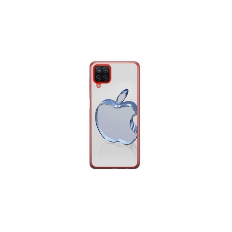 Husa personalizata tip carcasa HQPrint pentru Samsung Galaxy A22 5G, model Apple Logo, multicolor, S1D1M0323