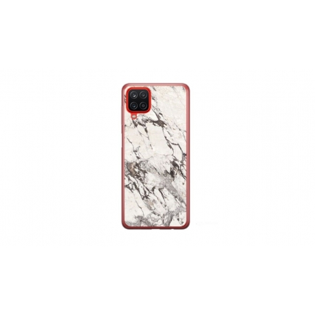 Husa personalizata tip carcasa HQPrint pentru Samsung Galaxy A22 5G, model White Marble, multicolor, S1D1M0325