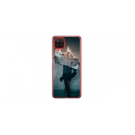Husa personalizata tip carcasa HQPrint pentru Samsung Galaxy A22 5G, model Burn the News, multicolor, S1D1M0345
