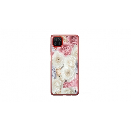 Husa personalizata tip carcasa HQPrint pentru Samsung Galaxy A22 5G, model Flowers 23, multicolor, S1D1M0385