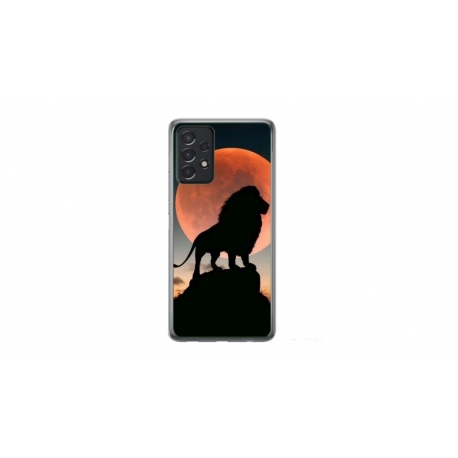 Husa personalizata tip carcasa HQPrint pentru Samsung Galaxy A53, model Lion 1, multicolor, S1D1M0110