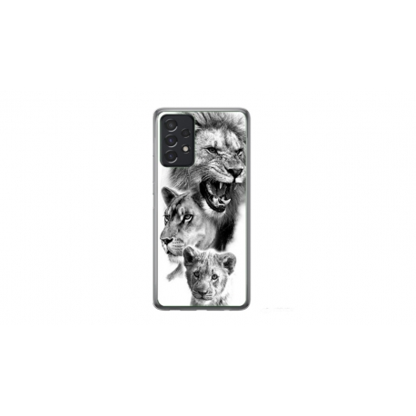 Husa personalizata tip carcasa HQPrint pentru Samsung Galaxy A53, model Lion 3, multicolor, S1D1M0118