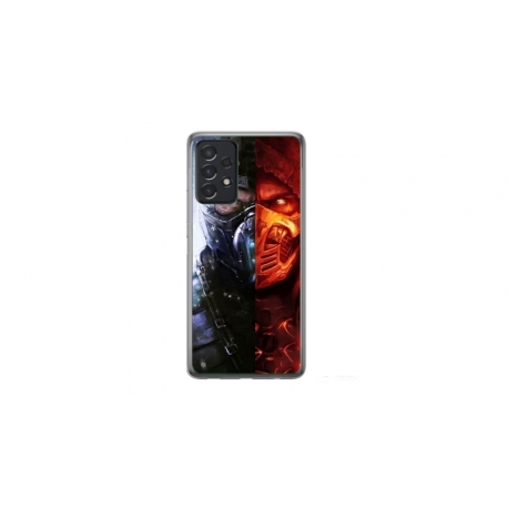 Husa personalizata tip carcasa HQPrint pentru Samsung Galaxy A53, model Mortal Kombat, multicolor, S1D1M0130