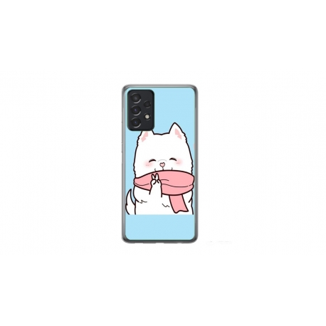 Husa personalizata tip carcasa HQPrint pentru Samsung Galaxy A53, model Cute Puppy, multicolor, S1D1M0232