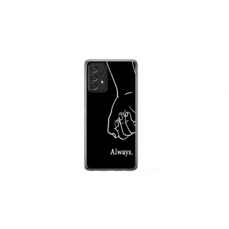 Husa personalizata tip carcasa HQPrint pentru Samsung Galaxy A53, model Always and Forever 1, multicolor, S1D1M0279