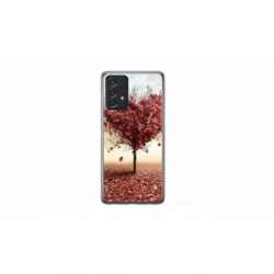 Husa personalizata tip carcasa HQPrint pentru Samsung Galaxy A53, model Heart Tree, multicolor, S1D1M0293