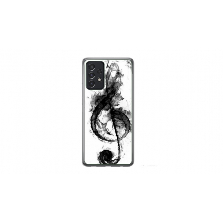 Husa personalizata tip carcasa HQPrint pentru Samsung Galaxy A53, model Song Notes, multicolor, S1D1M0357