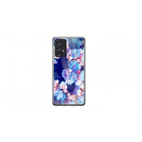 Husa personalizata tip carcasa HQPrint pentru Samsung Galaxy A23 5G, model Flowers 2, multicolor, S1D1M0038